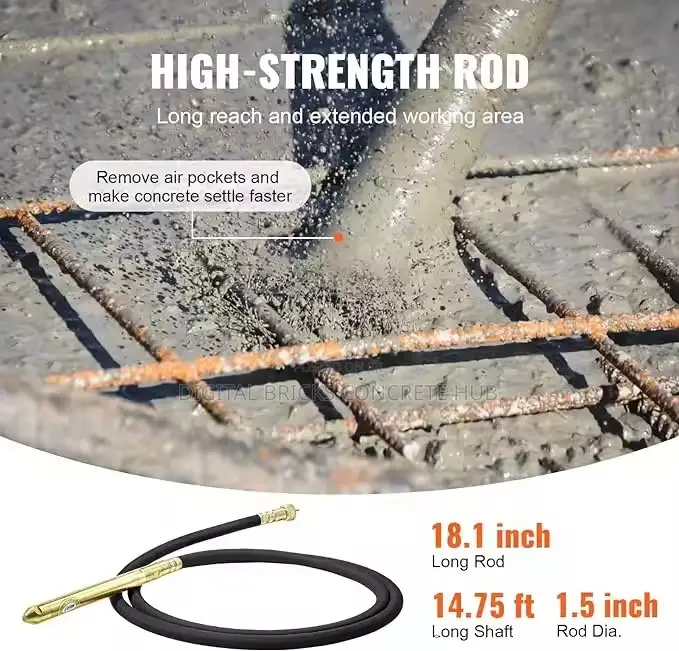 2meter Poker 1800w Electric Concrete Vibrator