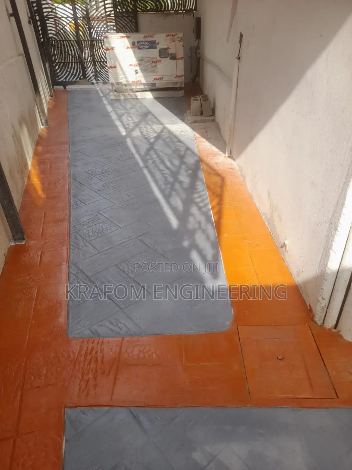 Stamped Concrete Floor