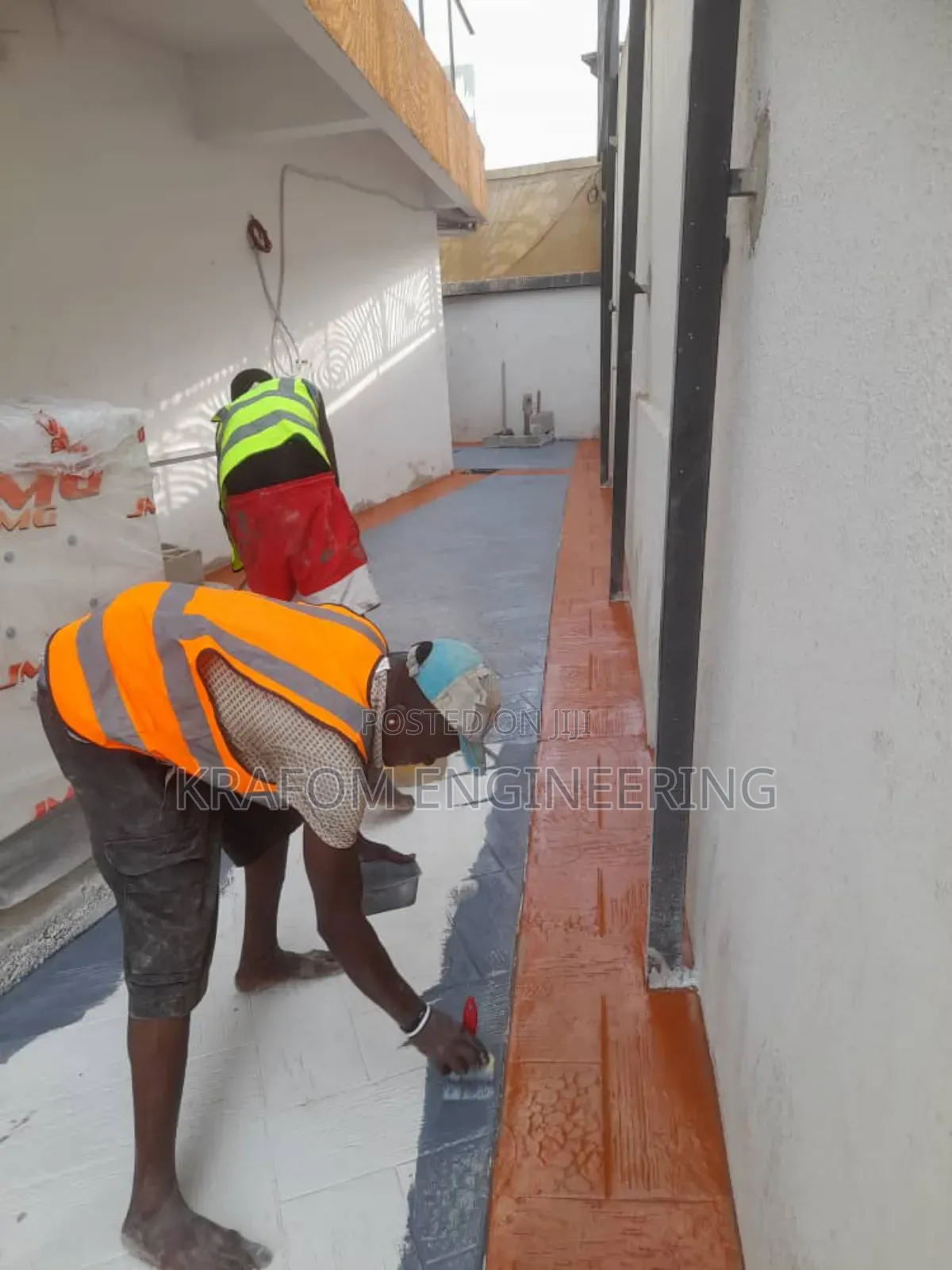 Stamped Concrete Floor