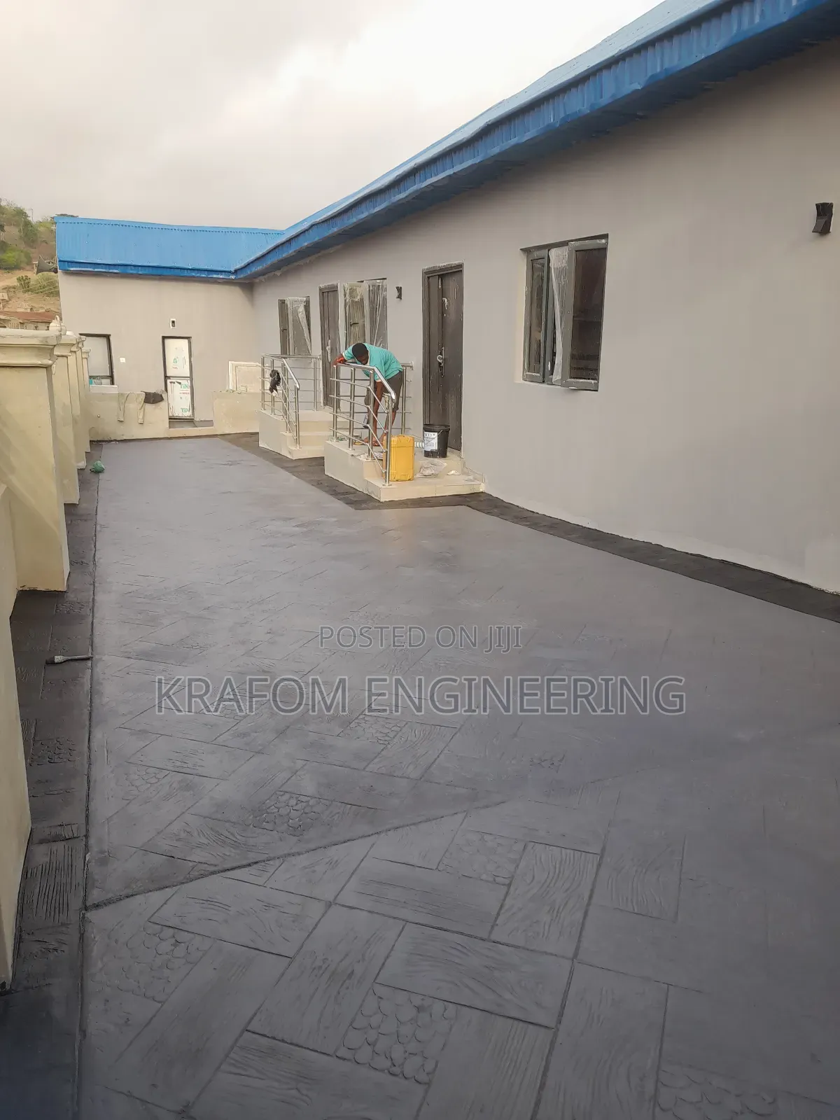 Stamped Concrete Floor