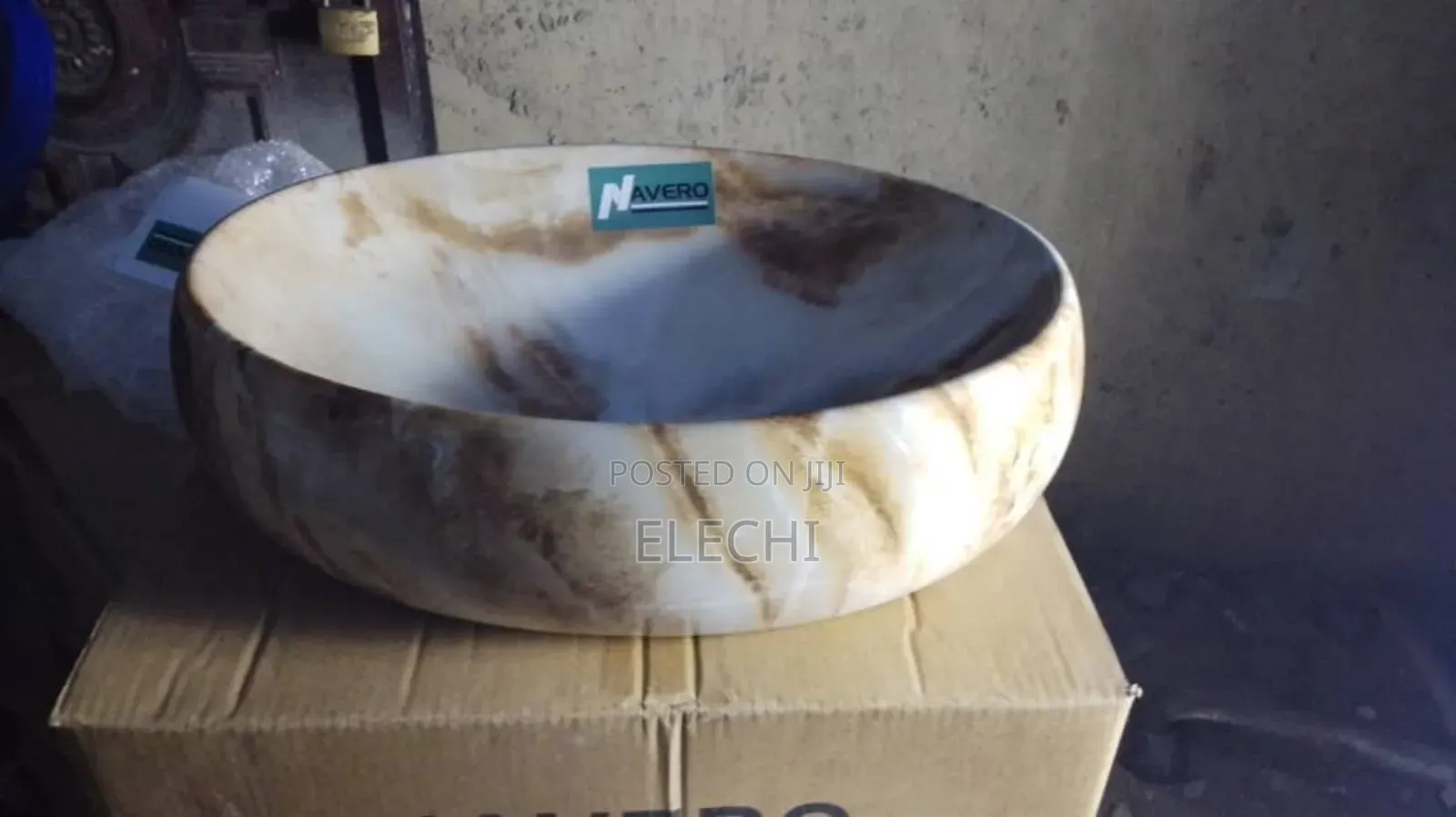 Brown Countertop Basin
