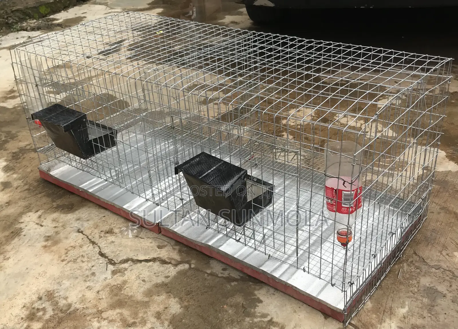 Double/ Three Rooms Rabbit Cage for Pets