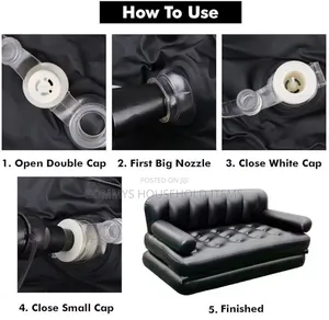5way Inflatable Sofa With Pump