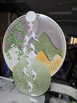 Crystal Porcelain Led Wall Art Decor With Remote
