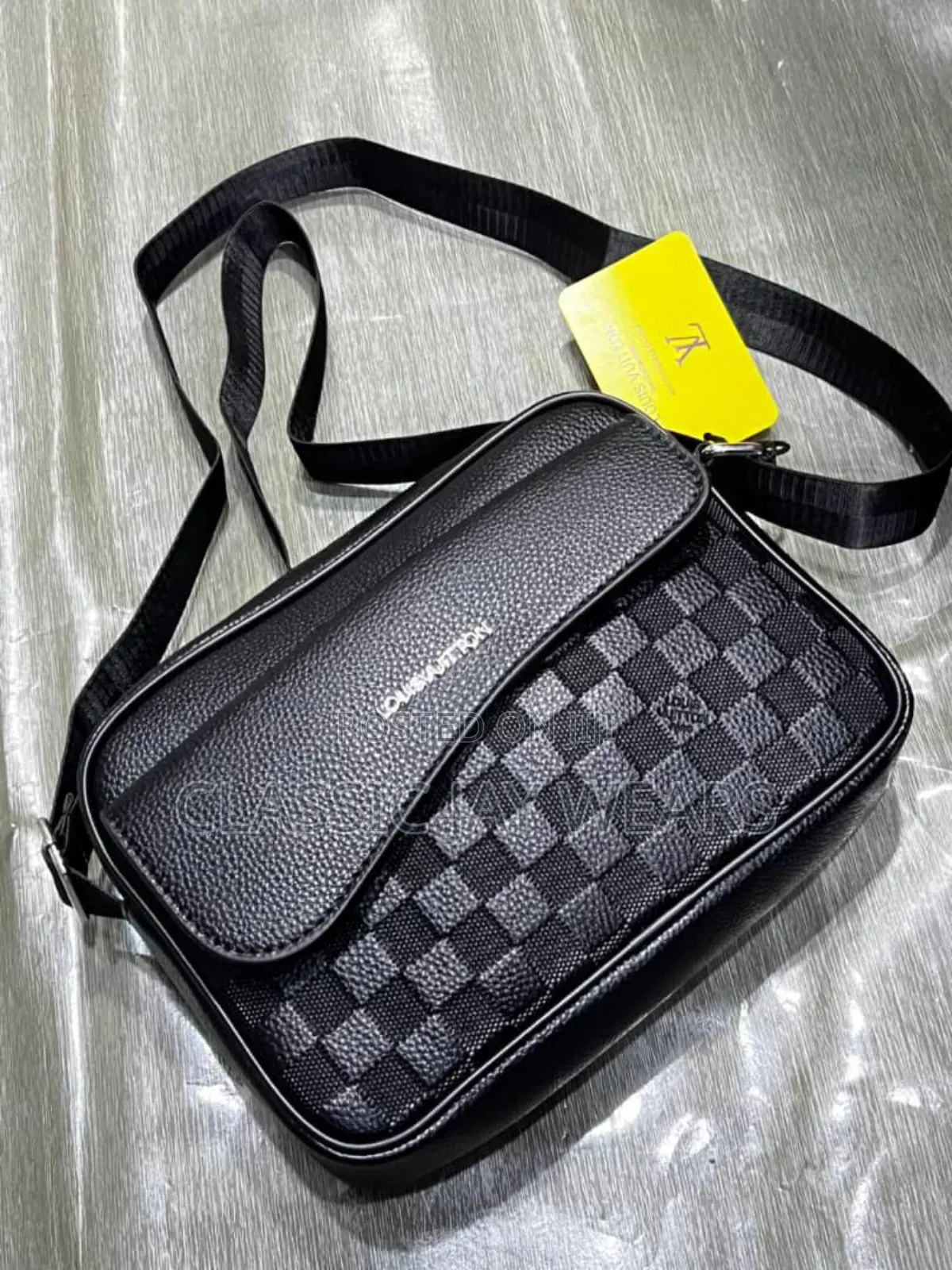 6 Different Thick Black Latest Cross Bag Design