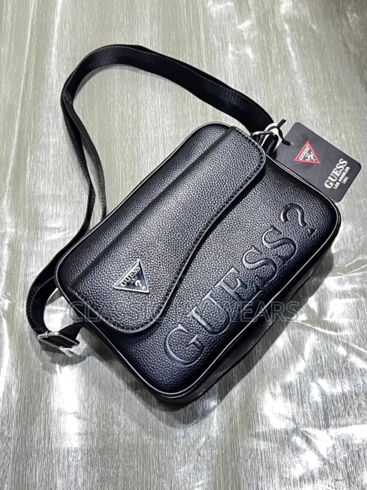 6 Different Thick Black Latest Cross Bag Design