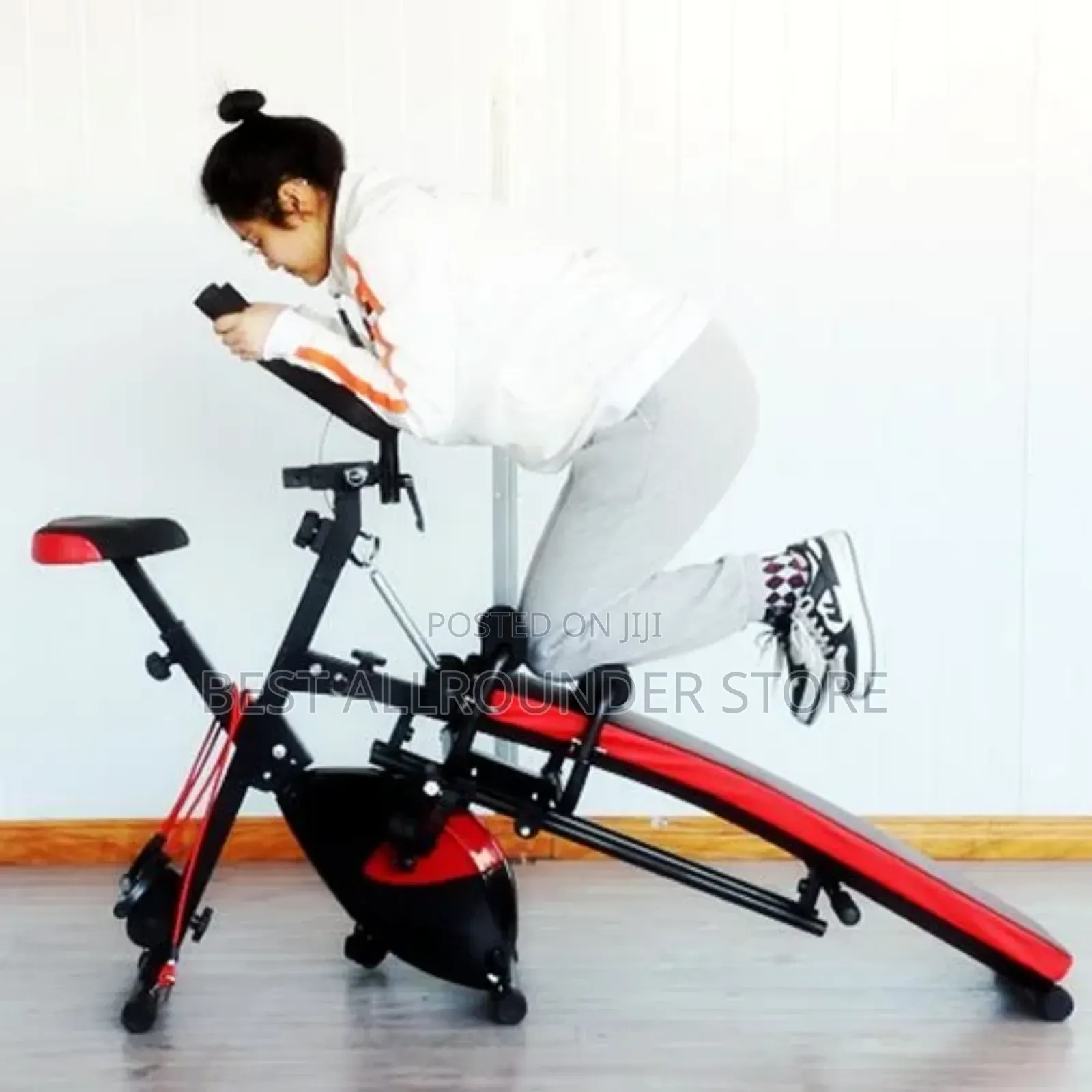 7 in 1 Multifunctional Sit Up Bench With Bicycle