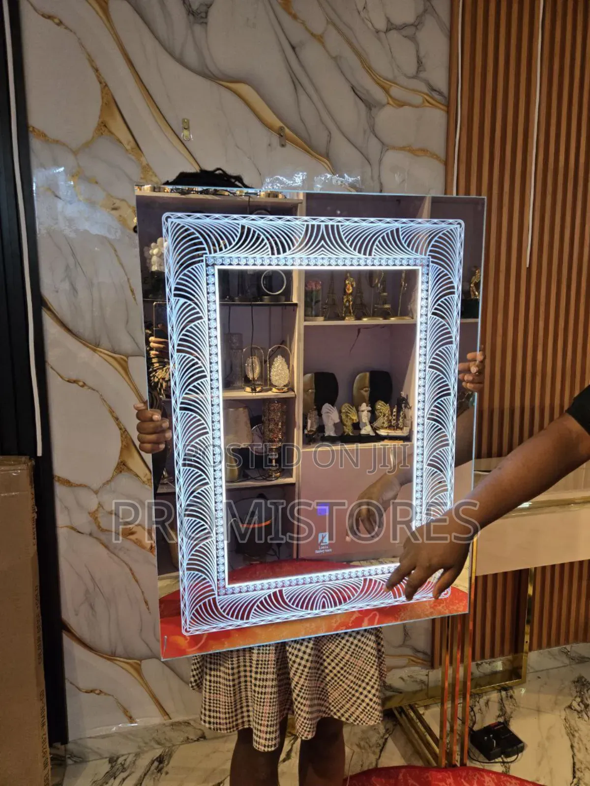 Big Luxury Square Led Mirror(60x80cm)