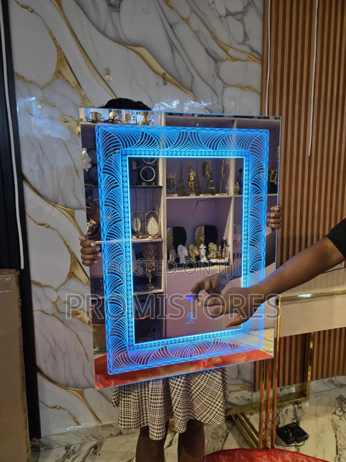 Big Luxury Square Led Mirror(60x80cm)