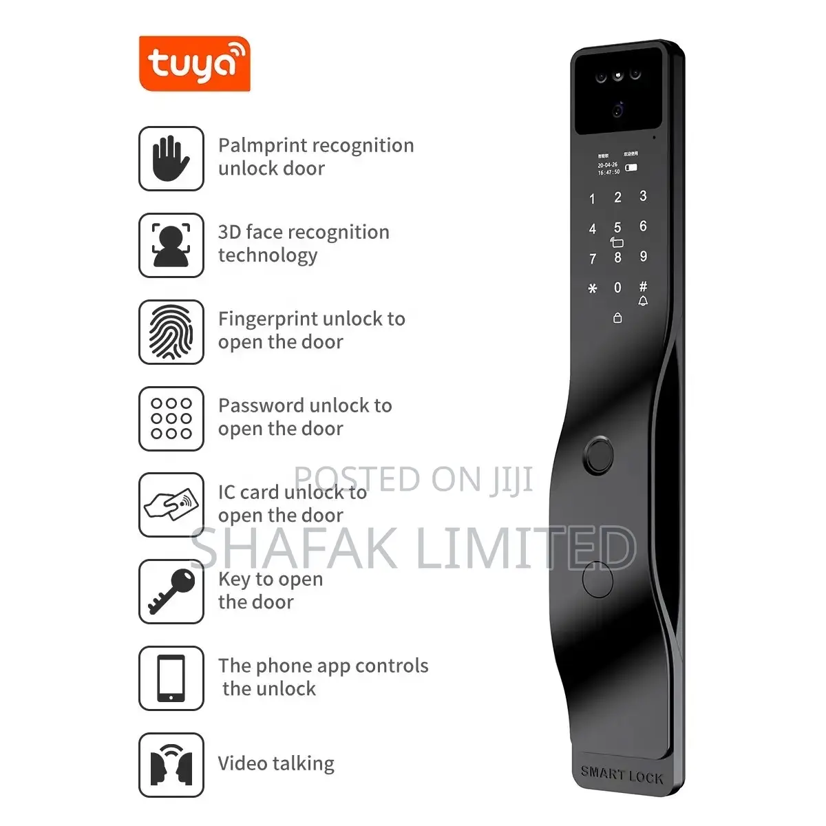 Tuya Full Automatic Biometric Lock