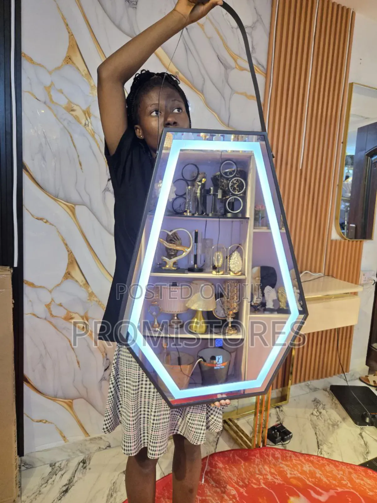 Belt Mirror With Led (It's Big)
