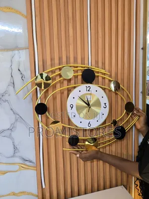 Luxury Quartz Metal Wall Design Clock(Big Size)