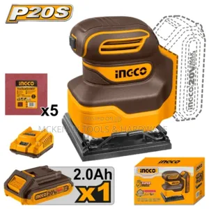 Ingco Cshsli20141 20v P20s Cordless Orbital Sander