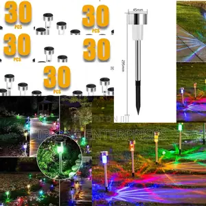 Light Up Pathways With 150 Multi-Color Solar Garden Lights