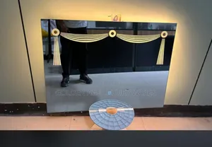 Curtain Design Led Mirror With Light