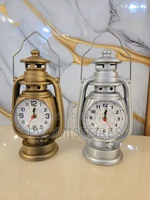 Ornament Vintage Lamp Clock