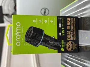 Oraimo Occ-21dml Dual Usb Car Charger + 2-in-1 Cable