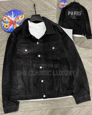 Pure Quality Luxury Men's Jeans Jacket 🧥 Balenciaga