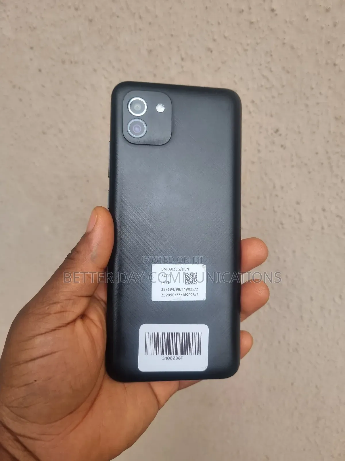 Samsung Galaxy A03 64 GB Black