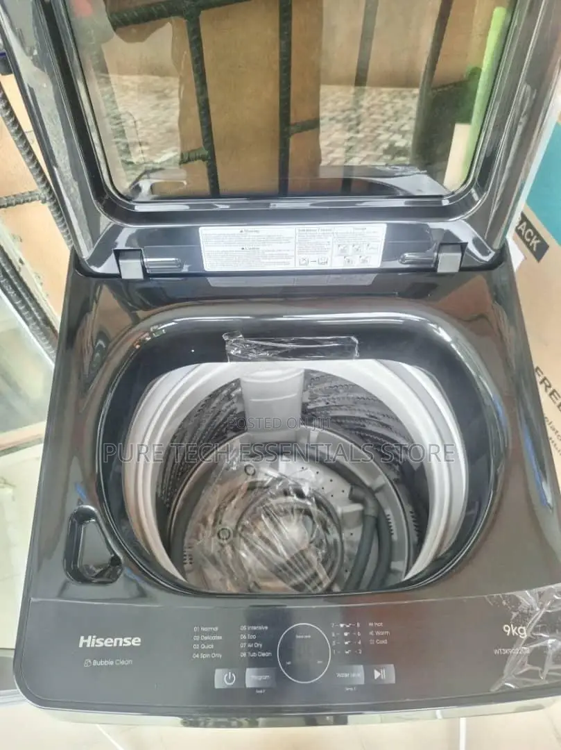 New Hisense 9kg Top Load Automatic Washing Machine