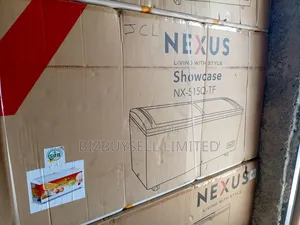 Double Doors Nexus Showcase Freezer 515l. Ice Cream And Beverages.