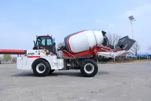 3.5cbm 4x4 Hydraulic Self Loader Concrete Mixer