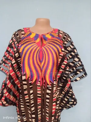 Photo - Elegant Multicolor Free-Size Kaftan Gown