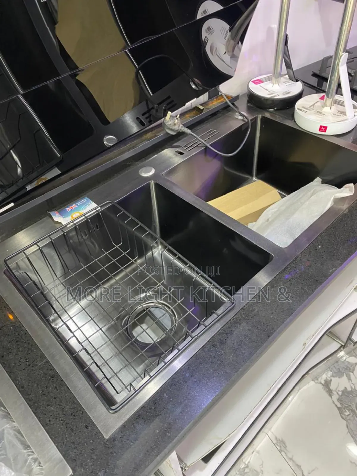 Black Handmade Sink