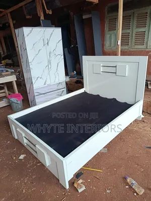 Bed and Wardrobe