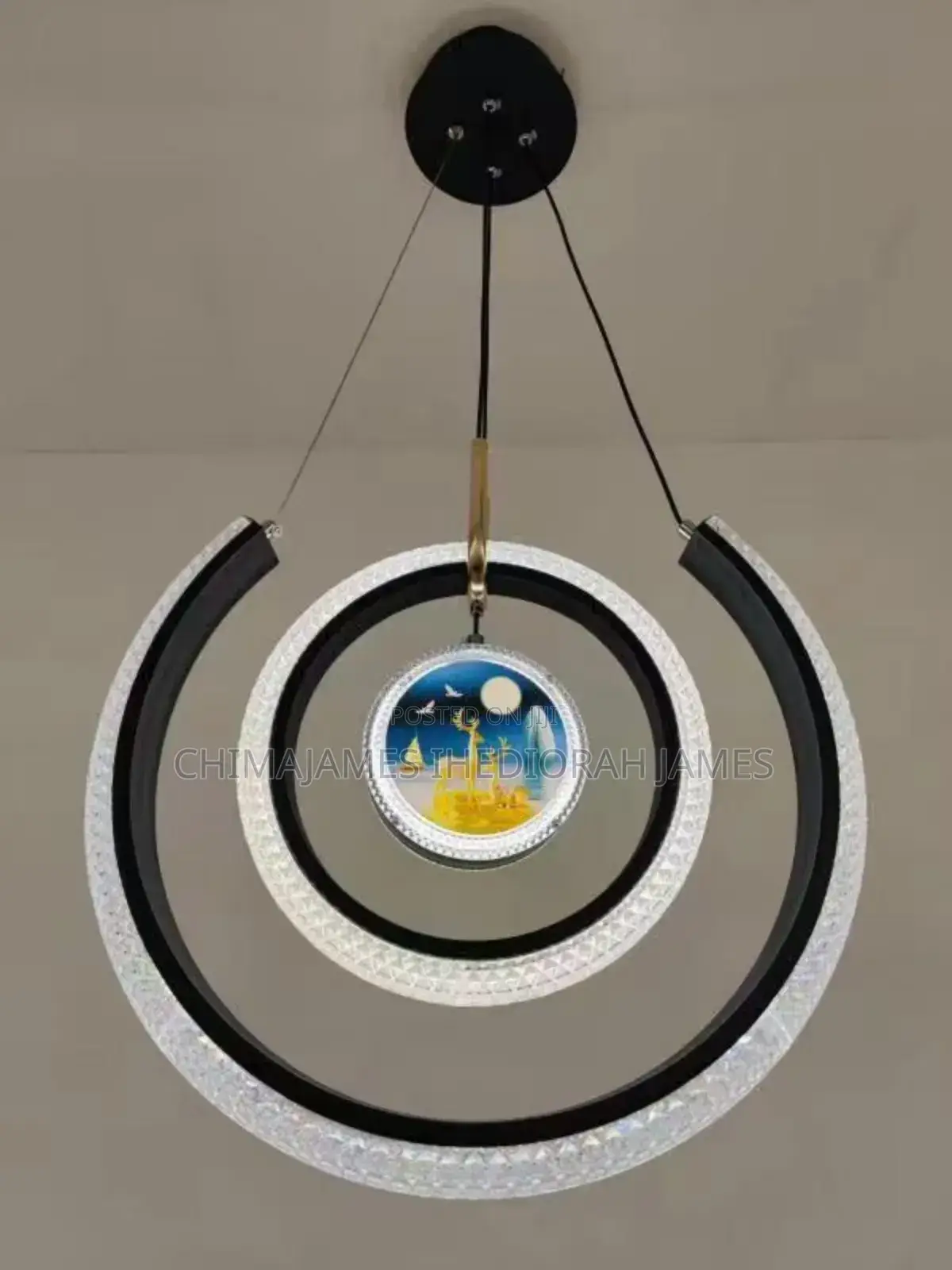 Nordic Creative Moon Led Pendant Light Modern Projection