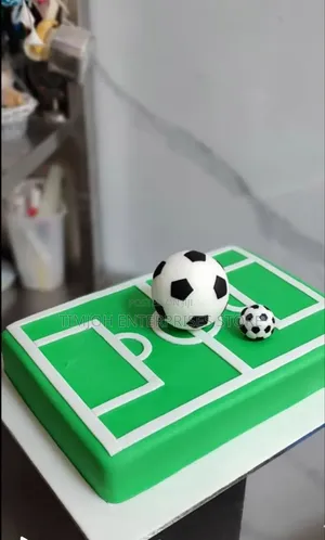 Football Field Themed Cake
