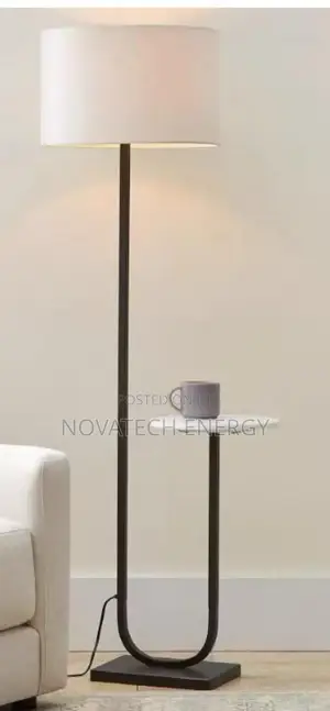 Classic Standing Lamp With Stool