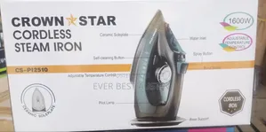 Crown Star Nonstick Steam Iron 1600w