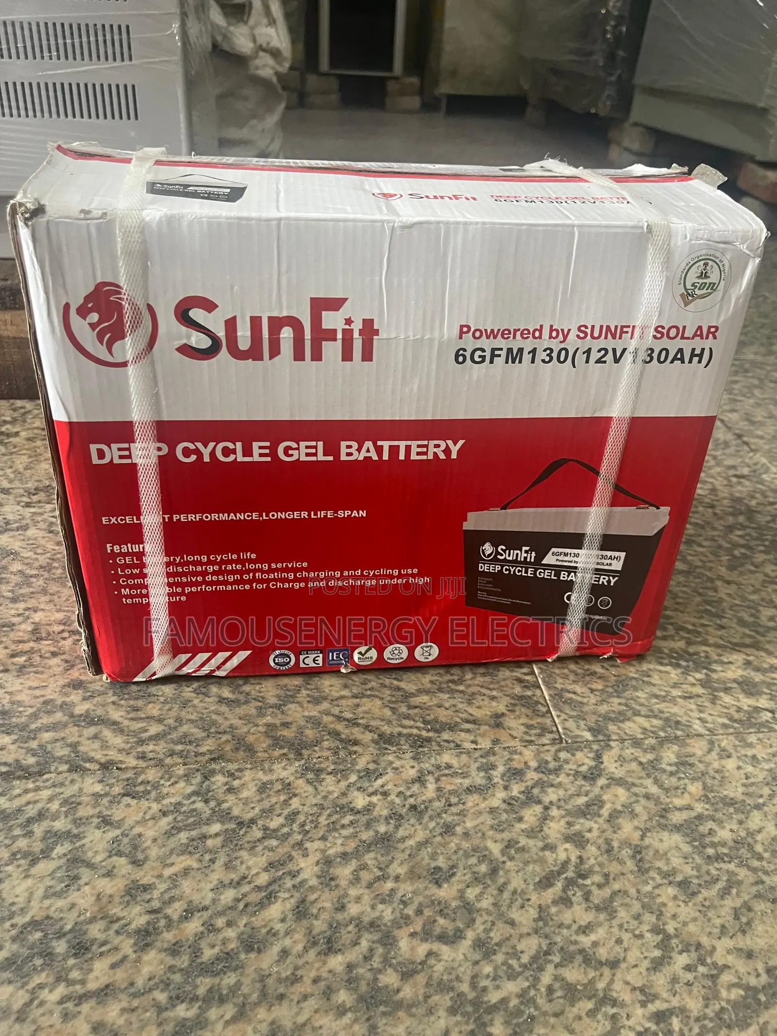 100a Deep Cycle Gel Solar Battery