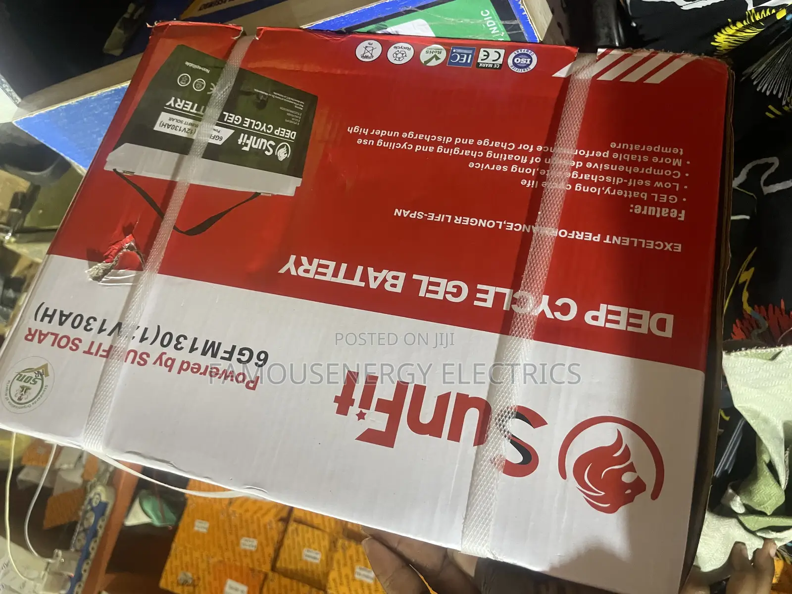 100a Deep Cycle Gel Solar Battery