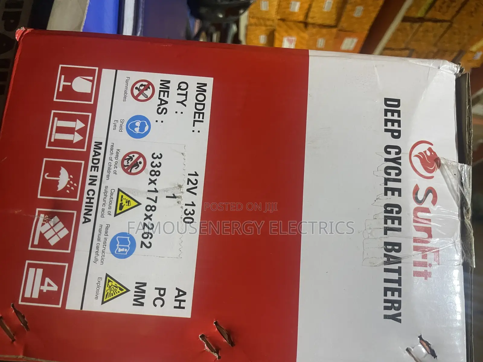 100a Deep Cycle Gel Solar Battery