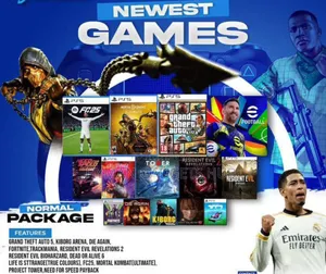 Open Box Ps5 Slim Digital Version With Games Installed