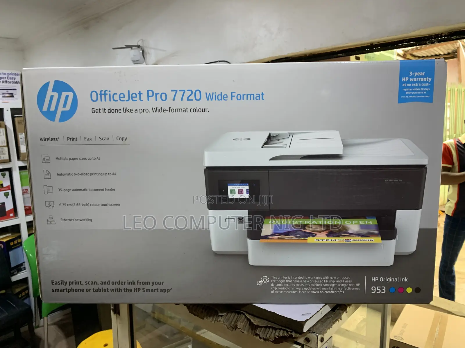 Hp Officejet Pro 7720 Wide Format All-in-Oneprinter (Y0s18a)