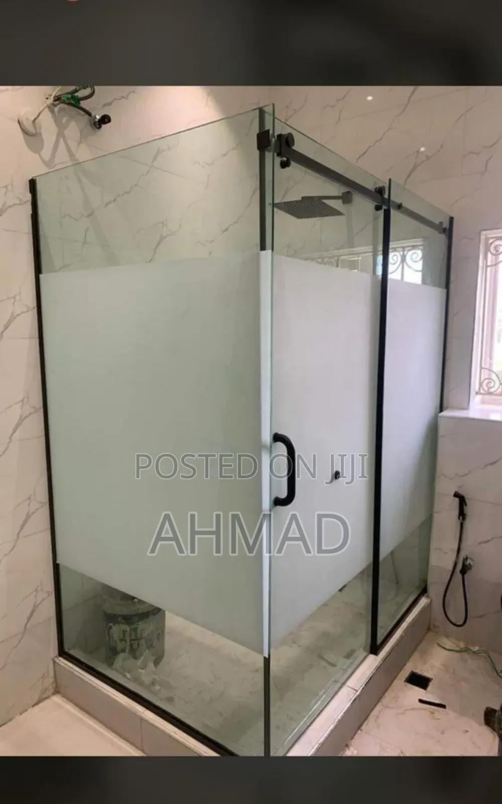 Frameless Swing Door Shower Cubicle