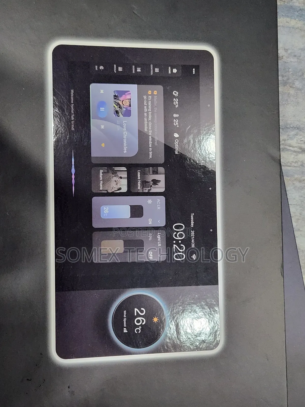 10" Smart Music Control Panel