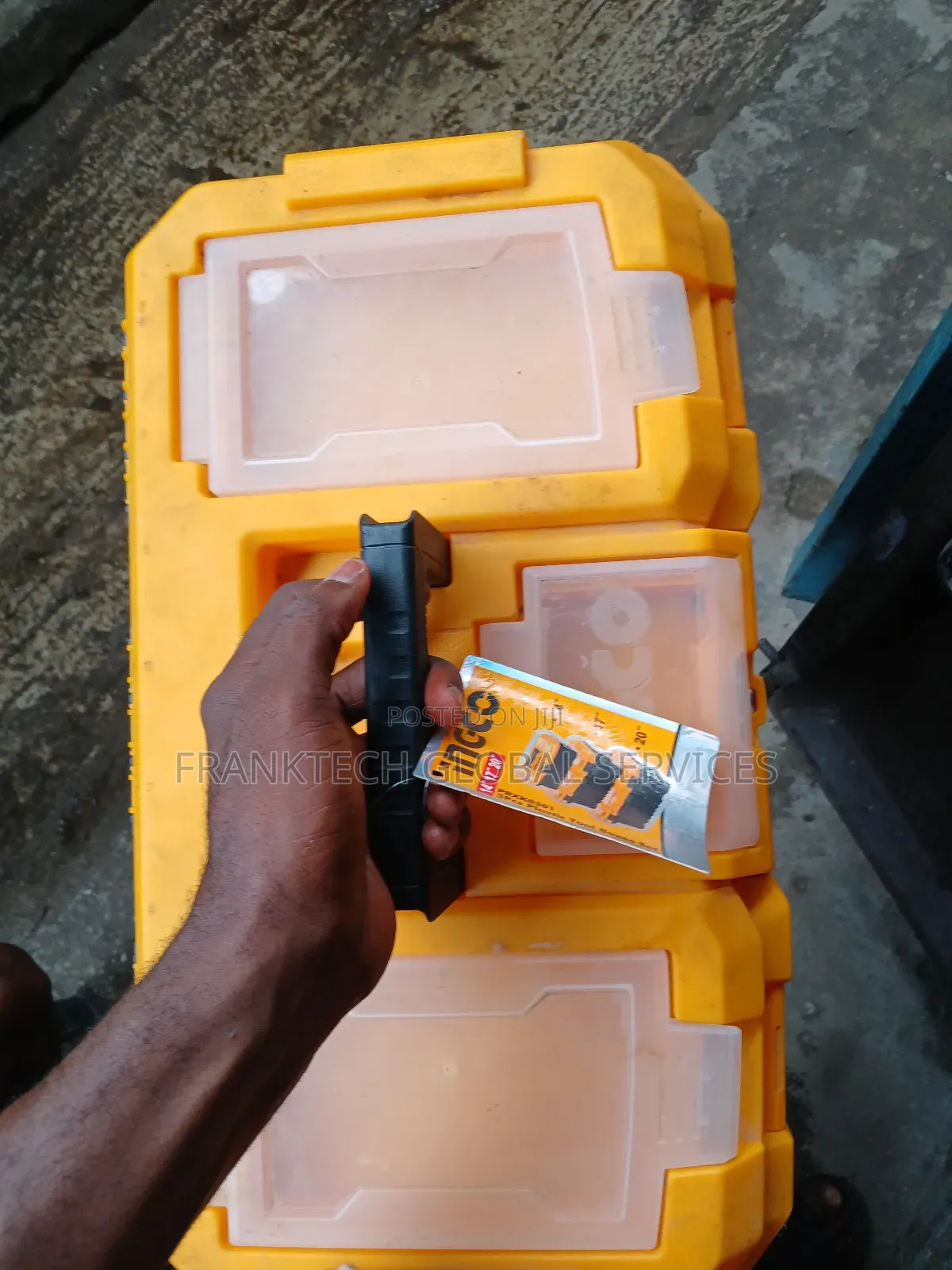 Ingco Plastic Empty Tools Box 24"