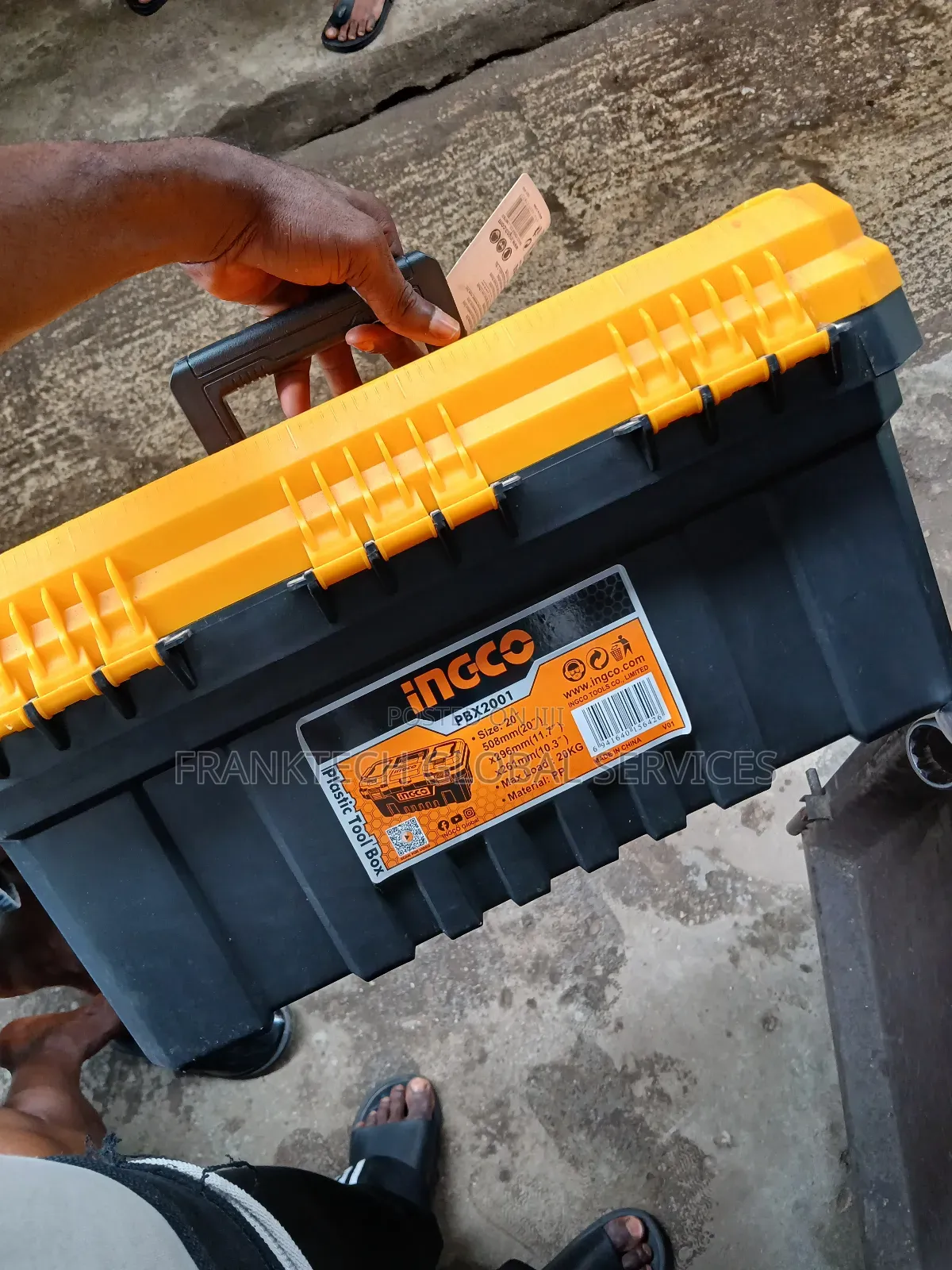 Ingco Plastic Empty Tools Box 24"