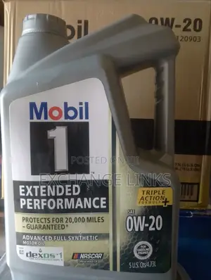 T Mobil 1 0w-20 5l Triple Action Advanced Full Synthetic