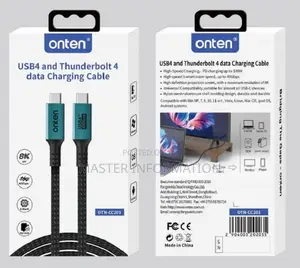 Photo - Onten Cc203 Usb4 and Thunderbolt 4data Charging Cable