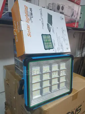 Powerful Solar Rechargeable Light With Power Bank