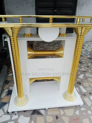 Photo - White and Gold Pulpit