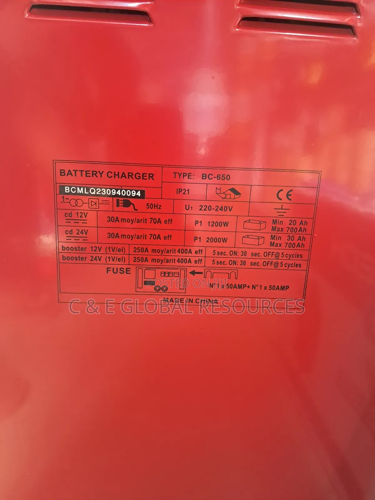 Battery Charger (Bc-650/760watt)
