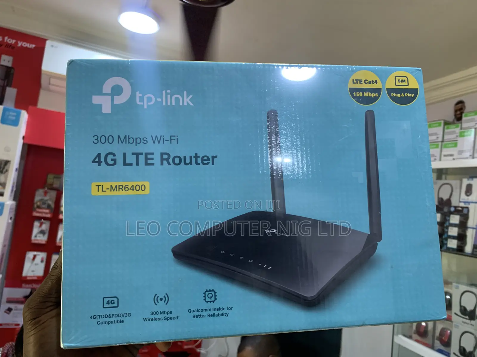 Tp-Link- Mr6400 300 MBPS Wireless N 4g Lte Router