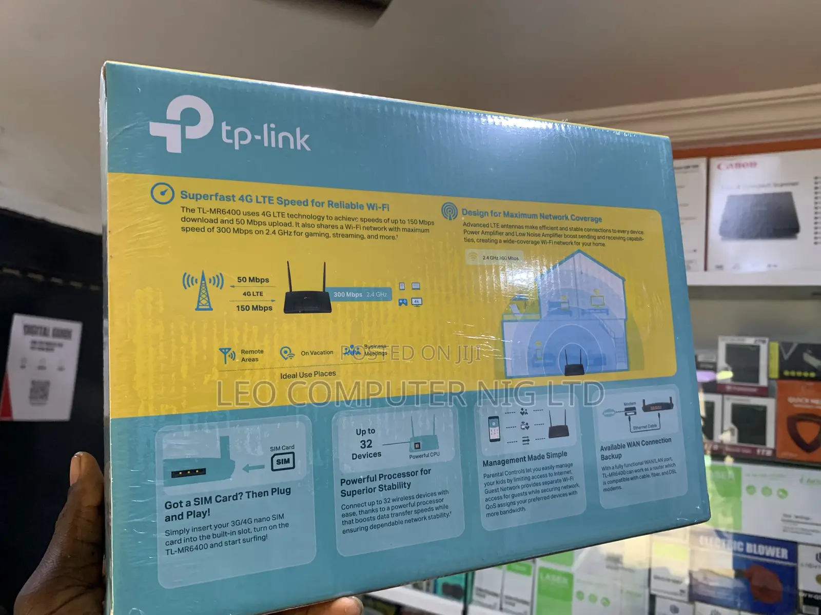 Tp-Link- Mr6400 300 MBPS Wireless N 4g Lte Router