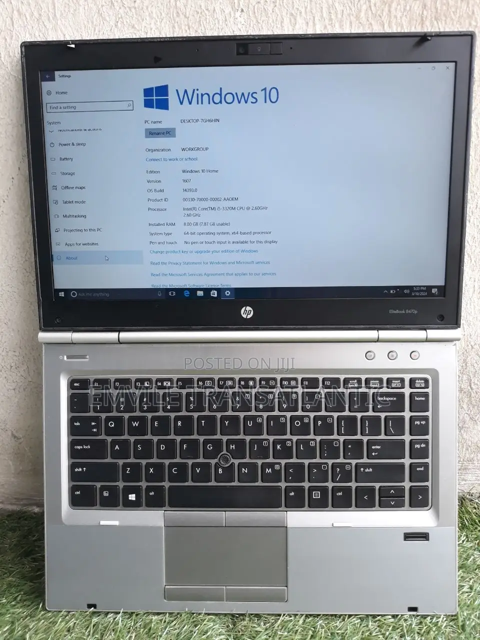 Laptop HP EliteBook 8470P 8GB Intel Core i5 HDD+SSD 1T
